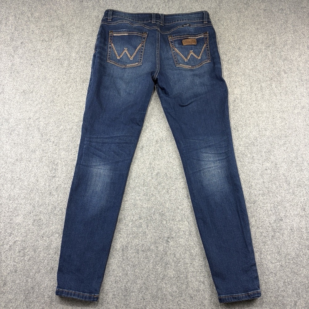 Wrangler Jeans Women's 11/32 Blue Denim Low Rise Ankle 09MWSTR